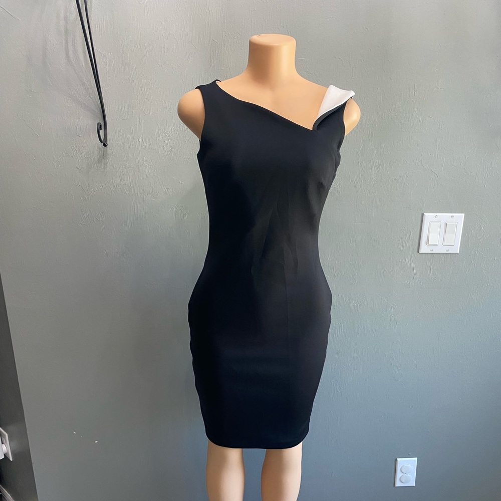 Calvin Klein Black One Shoulder‎ Dress